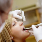 patient getting dental filling